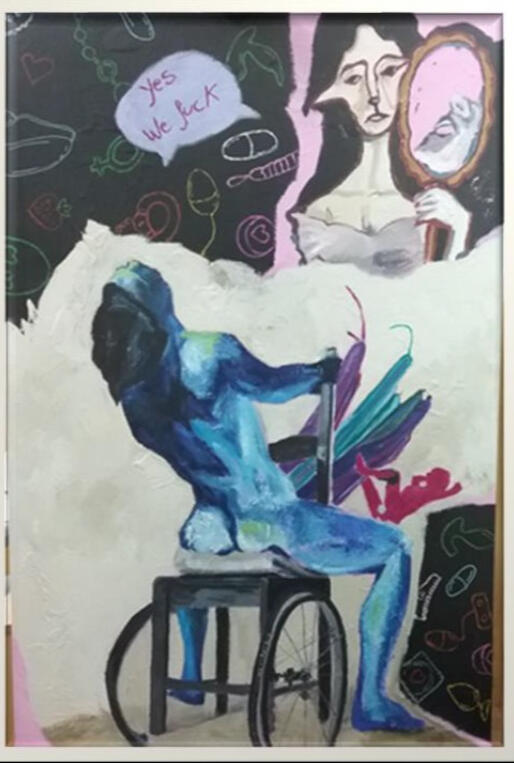 Sentir sienten pintura sexo en la discapacidad